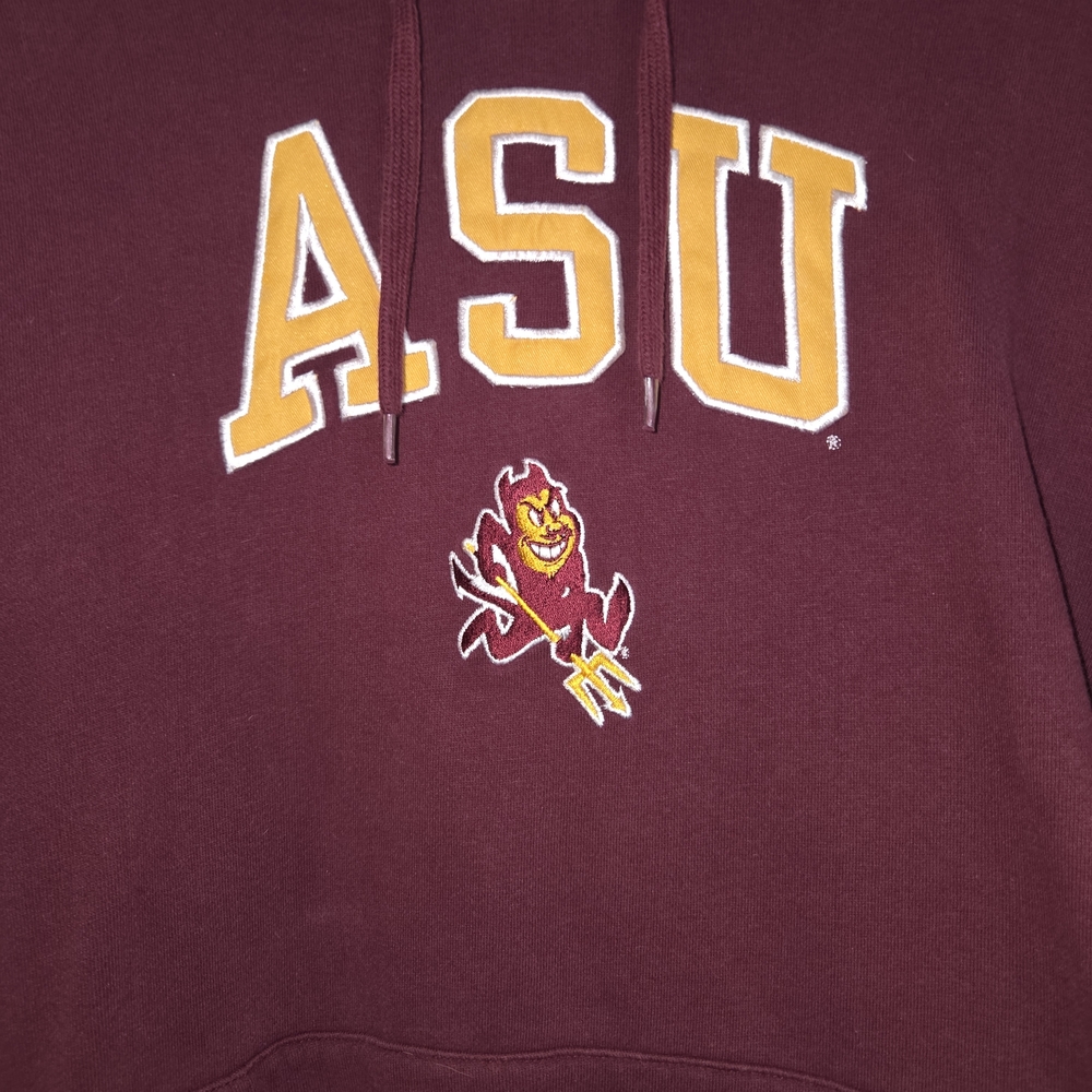 Maroon and Gold ASU (Arizona State University) Sun Devils hooded sweatshirt